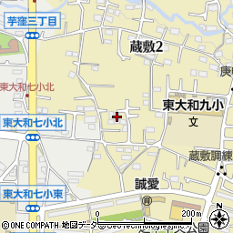 東京都東大和市蔵敷2丁目661周辺の地図