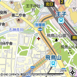 東京都北区滝野川2丁目4-20周辺の地図