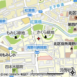 東京都北区滝野川2丁目59-5周辺の地図