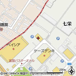 オートアールズ富里店周辺の地図