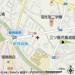 東京都武蔵村山市三ツ藤2丁目43-2周辺の地図