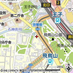 東京都北区滝野川2丁目4周辺の地図