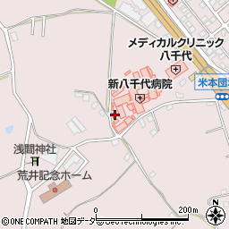 千葉県八千代市米本2165周辺の地図