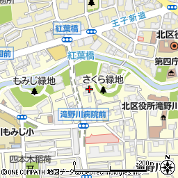 東京都北区滝野川2丁目59-7周辺の地図