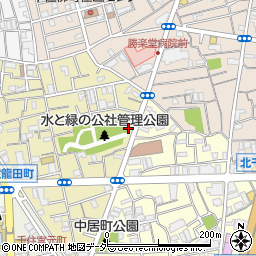 東京都足立区千住龍田町10周辺の地図