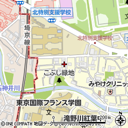 東京都北区滝野川4丁目28周辺の地図