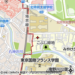 東京都北区滝野川4丁目30周辺の地図