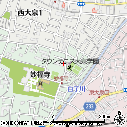 [葬儀場]妙福寺 本應院周辺の地図