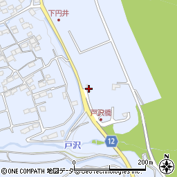 山梨県韮崎市円野町下円井76周辺の地図