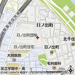足立市街地開発株式会社周辺の地図