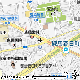 朝日新聞　サービスアンカー・練馬区ＡＳＡ春日町周辺の地図