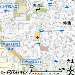 東京都板橋区弥生町8周辺の地図