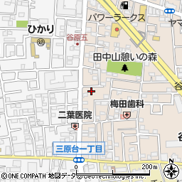 パム谷原　Ａ周辺の地図