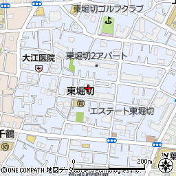 東京都葛飾区東堀切2丁目周辺の地図