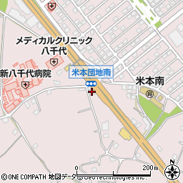 千葉県八千代市米本2160周辺の地図