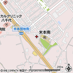 千葉県八千代市米本2157周辺の地図
