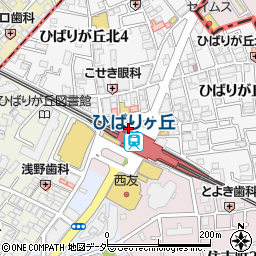 セブンイレブンひばりが丘駅北口店周辺の地図