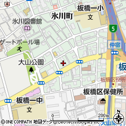 東京都板橋区氷川町39周辺の地図