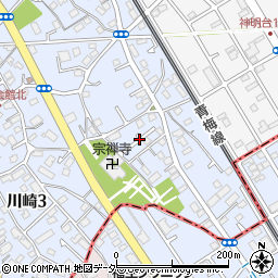 東京都羽村市川崎2丁目周辺の地図
