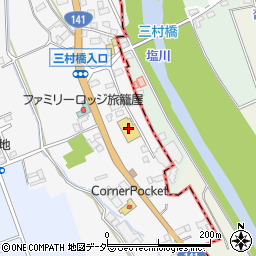 イエローハット韮崎店周辺の地図