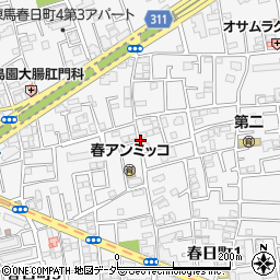 ◇春日町１丁目篠田パーキング周辺の地図
