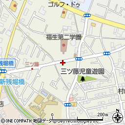 東京都武蔵村山市三ツ藤周辺の地図