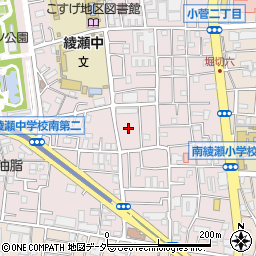 東京都葛飾区小菅2丁目14周辺の地図
