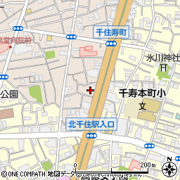 東京都足立区千住寿町5周辺の地図