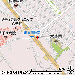 千葉県八千代市米本2159周辺の地図