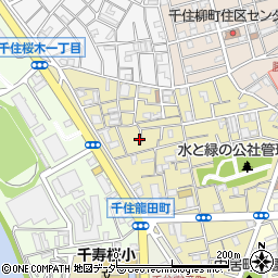 東京都足立区千住龍田町23周辺の地図