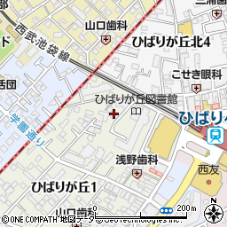 イエス福音教団東京教会周辺の地図