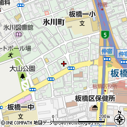 東京都板橋区氷川町43周辺の地図