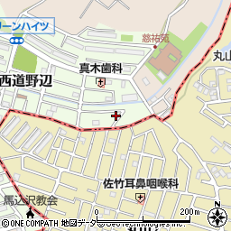 千葉県鎌ケ谷市西道野辺7周辺の地図