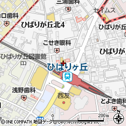 ファミリーマートひばりヶ丘駅北口店周辺の地図