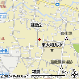 東京都東大和市蔵敷2丁目553周辺の地図
