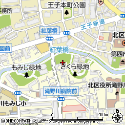 東京都北区滝野川2丁目60周辺の地図