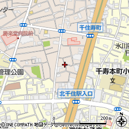 東京都足立区千住寿町4周辺の地図