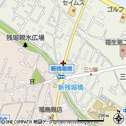 東京都武蔵村山市三ツ藤3丁目56周辺の地図