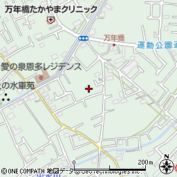 東京都東村山市恩多町2丁目13周辺の地図