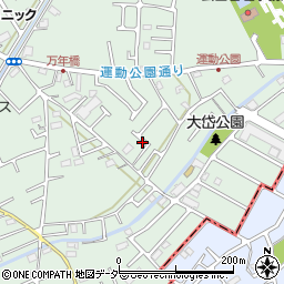 東京都東村山市恩多町1丁目38周辺の地図