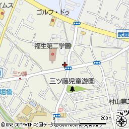 東京都武蔵村山市三ツ藤2丁目36-1周辺の地図