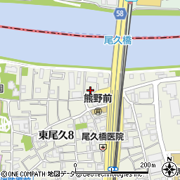 東洋額装株式会社　東京支店周辺の地図