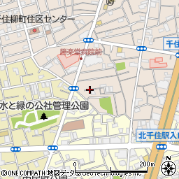 東京都足立区千住寿町15周辺の地図