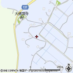 千葉県印旛郡酒々井町下岩橋周辺の地図