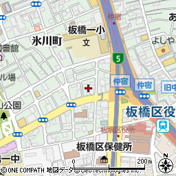 東京都板橋区氷川町5周辺の地図