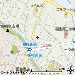 東京都武蔵村山市三ツ藤2丁目25-8周辺の地図