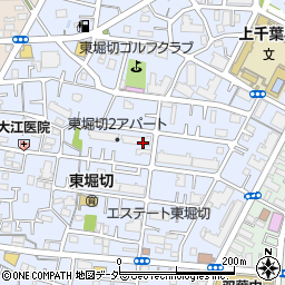 東京都葛飾区東堀切周辺の地図