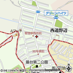 千葉県鎌ケ谷市西道野辺10周辺の地図