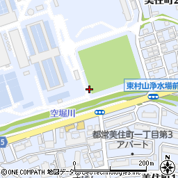 東京都東村山市美住町周辺の地図