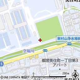 東京都東村山市美住町周辺の地図
